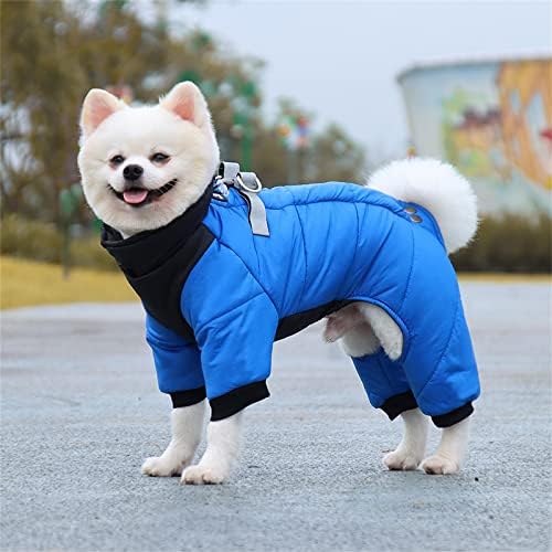 Облека за миленичиња за мачки за девојче куче Зимски палто средно големи кучиња снежна јакна топло ветровитско кученце Сноуит облека, ладно време