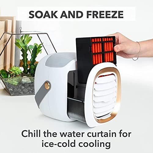 USB полнење преносен мултифункционален вентилатор за климатизација Домашниот фрижидер Coole XH0