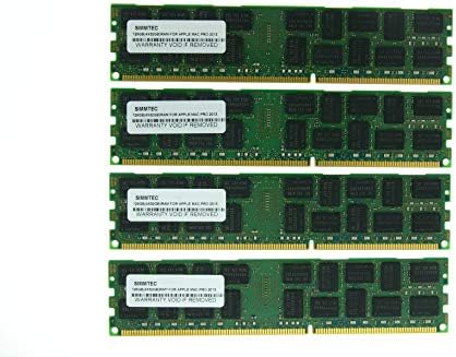 Компатибилен SIMMTEC 128 GB DDR3 PC3-10600 1333MHz ECC регистриран комплет за надградба на RAM меморија RDIMM за 2013 Mac Pro 6,1