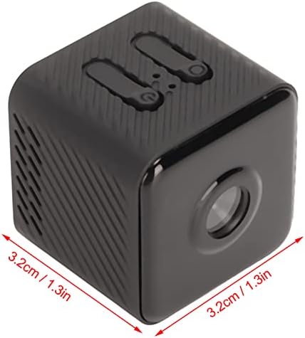 Мини камера, инфрацрвена камера со широк агол од 1080p WiFi, откривање на движење за ноќно гледање безжична внатрешна камера за домашно