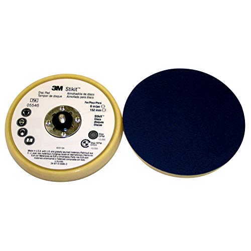 3М Стикит Подлога за завршна обработка на диск со низок профил - За дискови поддржани од лепило - засилен раб - метална завршна копија на подлогата