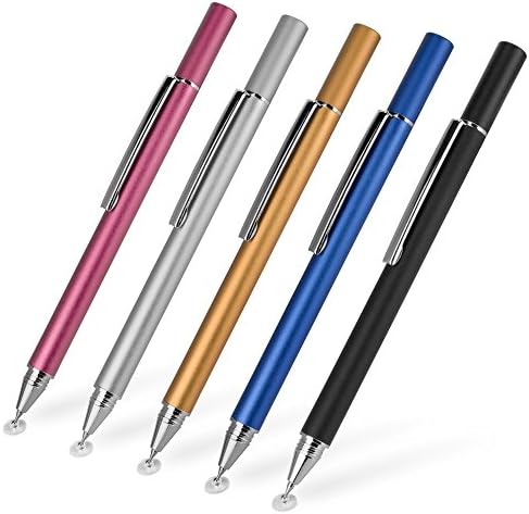 Boxwave Stylus Pen компатибилен со Eurans Smart Watch 41mm - FineTouch капацитивен стилус, супер прецизно пенкало за стилот - метално сребро