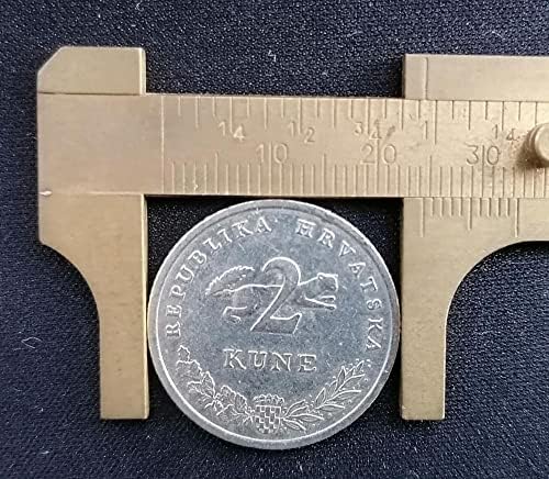 Европската Монета Постави Монети хрватска 2 Куна Монета Туна Животинска Монета