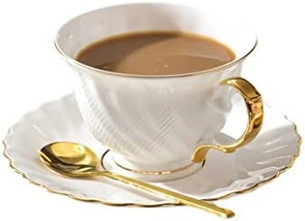 Ytyzc злато-обоена коска од кинески кафе сет попладне чај сет мала чаша чаша куќичка подарок