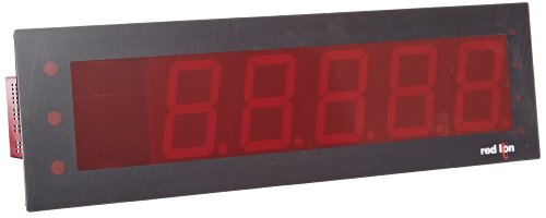 Црвен лав EPAX Црвен екстра голем LED дисплеј за аналогни модули MPax, 5 цифри, 4 големина на знак, 85-250 VAC, 50/60 Hz