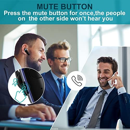 Слушалките за Bluetooth Cfozuzo, Bluetooth слушалки, 16 часа време на разговор за време на време на време на разговори со CVC8.0 со двојна