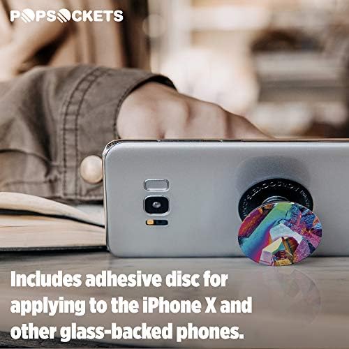 PopSockets: Склопувачки Зафат &засилувач; Стојат За Телефони И Таблети - Виножито Дијамант Сјај