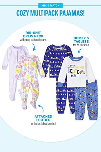 Детско место бебешки мали деца на ракав на врвот и шорцевите се вклопуваат во памук 2 парчиња пижами сетови