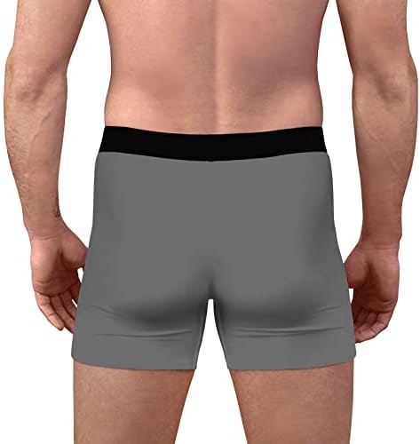 Bmisegm Машка долна облека за мажи за возрасни роман за возрасни роман на цртани филмови удобно дишење боксерски панталони меки