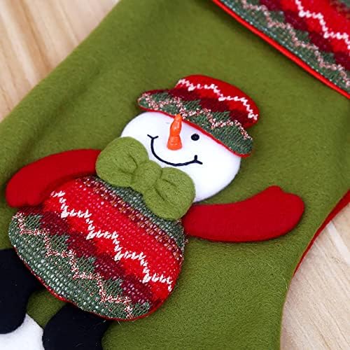 Божиќни Украси Дедо Мраз Средни Торби За Подароци Торби За Бонбони За Снешко Дедо Мраз Подарок Новогодишна Елка Приврзок За Одмор Кујнски Крпи Гноми