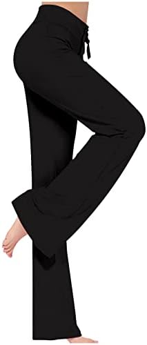 Ридкот Јога Панталони Жените Одблесокот Со Џебови Висок Струк V Кросовер Подигање Јога Панталони Тренингот Вежба Повик Летни Панталони