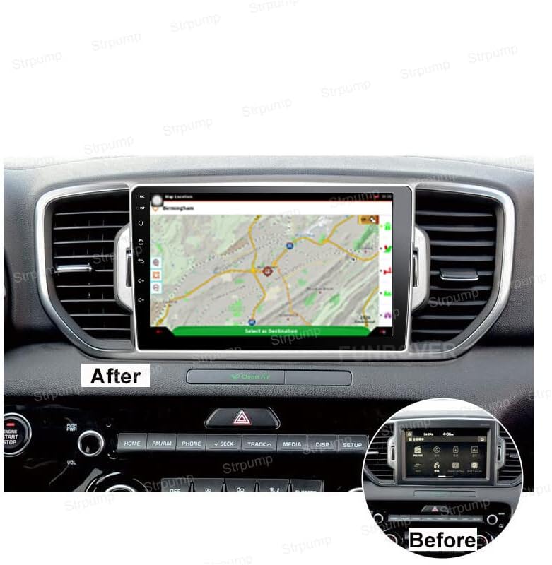9 4+64GB Android 10 Во Цртичка Автомобил Стерео Радио Одговара за 17 18 19 KIA KX5 Sportage GPS Навигација Главата Единица Carplay Android Auto DSP 4G WiFi Bluetooth