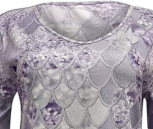 Женски Летни Блузи, Маици За Жени Лабава Мода Печатење V Вратот Маица Краток Ракав Обични Врвови Блуза
