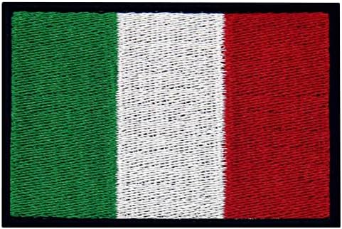 Ембтао Италија Знаме Извезени Лепенка Италијански Железо На Шие На Националниот Амблем