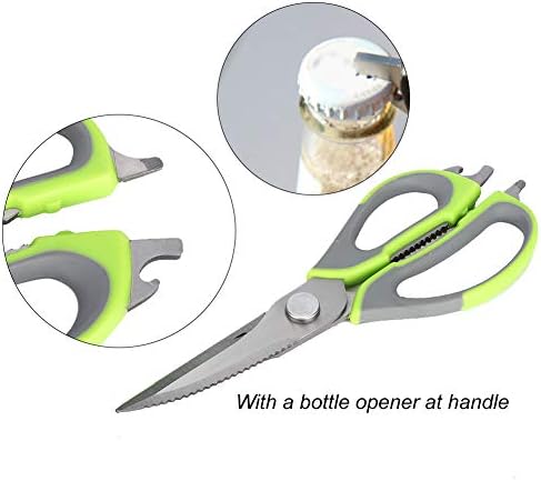 Кујнски ножици, ножици за скара практични кујнски смолкнат мултифункционално носење отпорни издржливи за готвење пикник