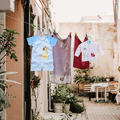 Кисангел пластични закачалки закачалки 20 парчиња облека закачалка пластична облека закачалки простор заштеда на облека облека за сушење