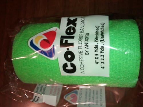 Ко -Флекс - Флексибилна лента за завој - 4 x 5 yd - Асортирани бои - САД - 6, 12 или 18 пакувања