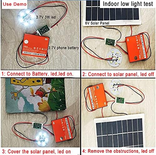 Контролер на соларни полнежи на Qinizx 3PCS Литиум батерија за полнење градинарски ламба контролер автоматско вклучување/исклучување