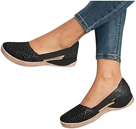 Еспадрили за жени клин, 2021 обични летни бохо чевли ретро римски каиш сандали модни отворени пети флип апостолки