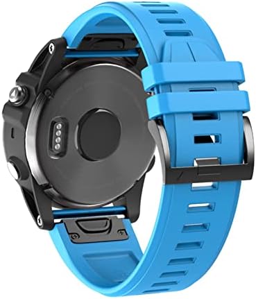 Лента за часовници на Hazels за Garmin Fenix ​​7x 7 6x 6 5x 5 3 3HR 935 S60 Mk1 Watch Barks Brawth Release Silicone EasyFit