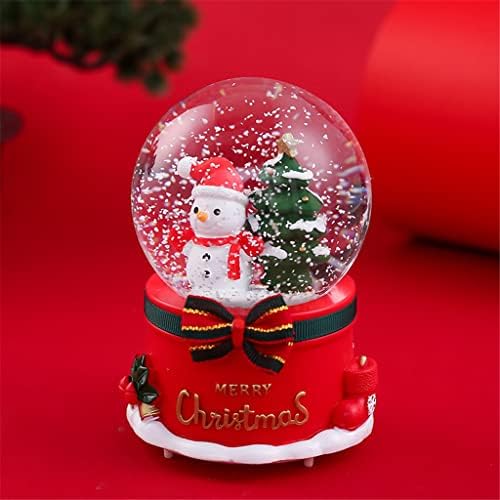WPYYI креативна Божиќна кристална топка Музичка кутија Деца девојки роденденски подарок Дедо Мраз Сјајнозна снегулка музичка кутија