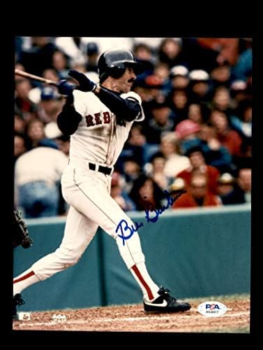 Бил Бакнер ПСА ДНК потпиша 8x10 Фото -Сокс автограм - Автограмирани фотографии од MLB