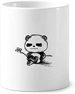 Мини прекрасна панда животни Кина мачка за заби, држач за пенкало за пенкало, кригла, сад за моливчиња за молив