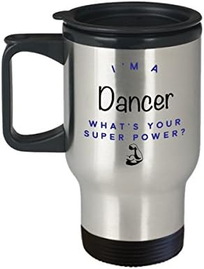 Танчерка Патување Кригла, Јас Сум Танчерка Што Е Супер Моќ? Смешни Чаши За Кафе Во Кариерата, Идеја За Подарок За Мажи Жени Соработници
