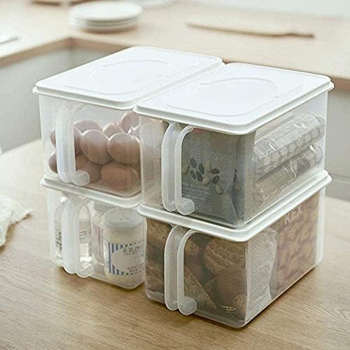 Сиживуџија Кутија За Складирање Храна Кутија За Ориз Контејнер За Складирање Фрижидер Кутија За Складирање Пластика Со Рачка Кутија За