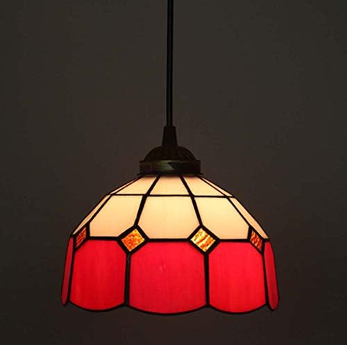 Гроздобер Тифани стил мини приврзок светло со витраж тавански приврзок за висечки ламба во 8 трпезарија бар кујнски остров Барн ресторан