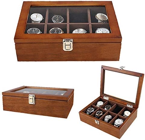 2019 луксуз 8 мрежи рачно изработени дрвени часовници кутија Вуд Каја Релој часовник кутија за часовници за време на кутијата за време
