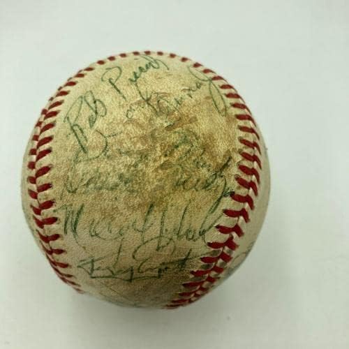 Рики Хендерсон 1979 година Дебитантскиот тим на Оукланд А потпиша Бејзбол во Американската лига - автограмирани бејзбол