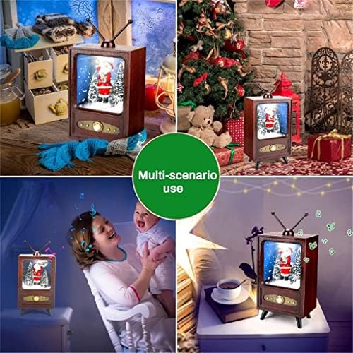 ZGJHFF мини ТВ музичка кутија Божиќна музичка кутија колекционерска популарност популарност