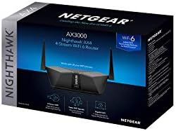 Netgear Nighthawk AX3000 4-Stream Dual-Band Wi-Fi 6 рутер-RAX35-100NAS