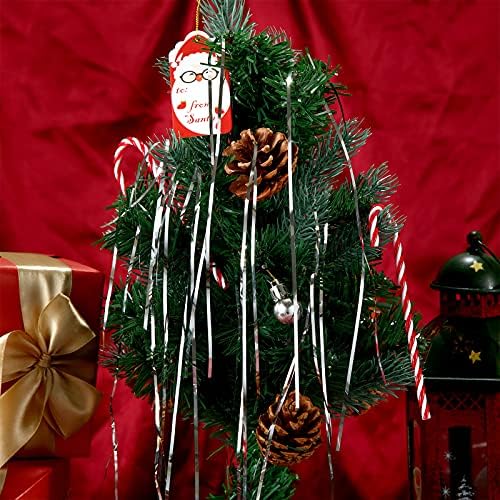 4000 нишки новогодишна елка, лежишта на елки, божиќна фолија раб, жици, фолија, ајкула за Божиќни украси за домашни украси, пополнување