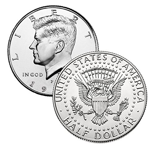 1993 П, Д Кенеди Половина Долар 2 Монета Во Собата Нециркулирани