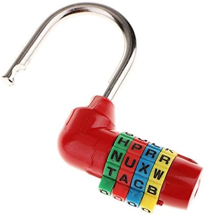 ZHJBD 4 Комбинирана комбинација Лозинка за заклучување Цврсто безбедносно заложување за дома, порта, кутија, кутија со алатки, салата, спорт,