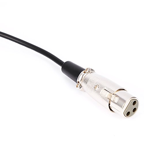 Аудио кабел Heimp 3,5 mm, 10 -тина 3 пин XLR конектор женски до 1/8 3,5 мм машки стерео џек микрофон кабел за аудио кабел за микрофони,