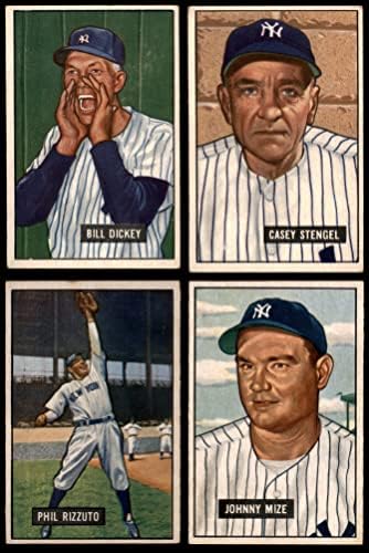 1951 Тимот на Bowman New York Yankees го постави Newујорк Јанкис екс Јанкис