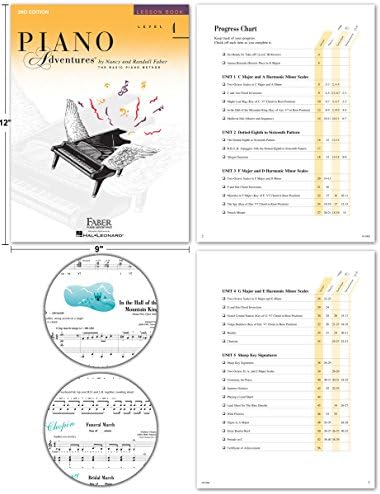 Авантурите за пијано Ниво 4 Сет за учење на 2 -то издание од Ненси Фабер - Лекција, теорија, перформанси, Техника и книги за уметност и клучеви