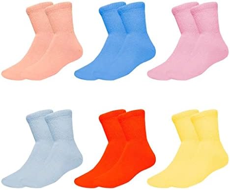 Дијамант Starвезда дијабетични чорапи, необврзувачки циркулаторна перница памучна екипа на екипаж и дијабетични чорапи за жени за жени