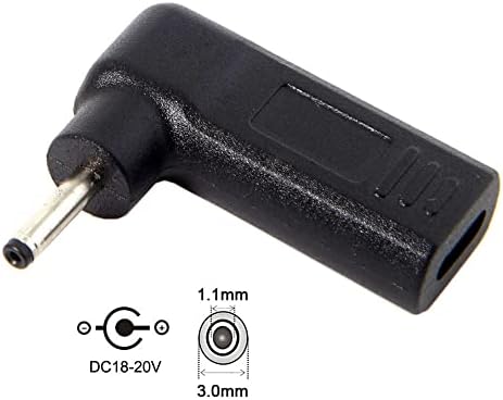 XIWAI USB 3.1 тип C USB-C до DC 20V 3.0x1.1mm адаптер PD емулатор активира 90 степени агол