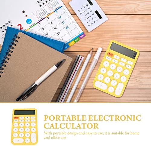 Калкулатор за џеб за канцелариски декор на столбови, калкулатор за мали деца, преносен основен калкулатор мини дигитален калкулатор