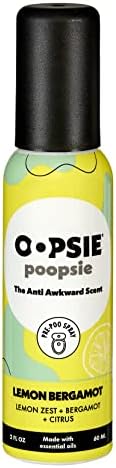 Oopsie Poopsie Пред ОДИ тоалет спреј, дискретни &засилувач; преносни оригинални мириси мирис дезодоризатор. Совршен за чанти, џебови