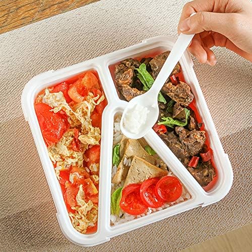 3 Партиција Преносна кутија за ручек микробранова печка Бенто кутија здрава пластична сад за складирање храна за ручек БПА бесплатно Z-2020-9-7