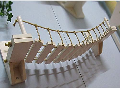 МОКОХАНА® Дрвен мост на мачки монтиран со wallидови со 2 фиксни загради мачки перч мод мачка салон хамак мачка кондо кисела активност