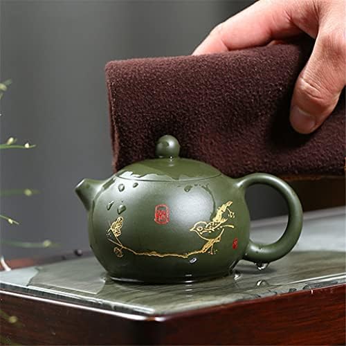 SDFGH 210ml Виолетова глинена чајник Мастер рачно изработена xishi чај сад топка дупка филтер за филтрирање на котел автентичен сет за чај