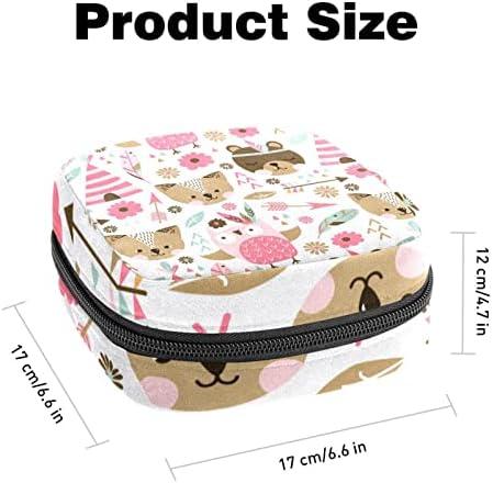 Животни Розова Кафеава Торба За Шминка Патент Торбичка Патување Козметички Организатор За Жени И Девојки