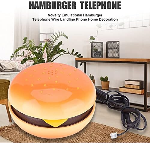PDGJG емулациони хамбургер телефонска жица фиксна телефонска телефонска декорација Телефонска жица