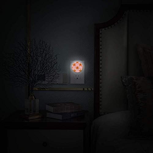 Приклучок за ноќно светло LED ноќно светло со сензор за самракот до зори за спална соба, детска соба, симпатична детска starвездена